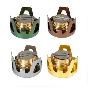 Portable Outdoor Mini <b>Stove</b> Lightweight Aluminum Alloy Manual Adjustable Flame Camping Barbecues Fishing Stainless Steel Split - Product Image 6