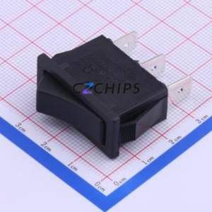 SS31-BBNNQ-RS30-R Rocker Switch Through hole Component (THT) Switch 32.2mm 25.2mm 19.2mm Concave Bend - Product Image 2