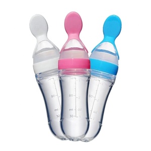Productos de alimentación <span class=keywords><strong>para</strong></span> <span class=keywords><strong>bebés</strong></span>, alimentador de silicona sin BPA de 90ml, <span class=keywords><strong>cuchara</strong></span> <span class=keywords><strong>dispensadora</strong></span> de alimentos, alimentador de pasta de arroz - Product Image 1