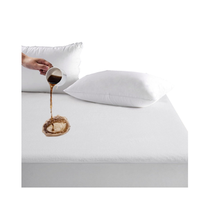 Wholesale Terry Towel Waterproof Stretchable Deep Pocket <b>Mattress</b> Protector <b>Bed</b> Mat Queen <b>Size</b> Washable Anti-Dust Mite - Product Image 1