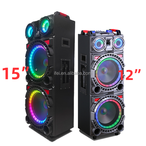 Puissante Enceinte DJ Double 15 Pouces MT-1598 Grande avec Caisson de Basses TWS et Micro Sans Fil, Enceinte d'Extérieur Double 12 Pouces MT-1263 - Product Image 6