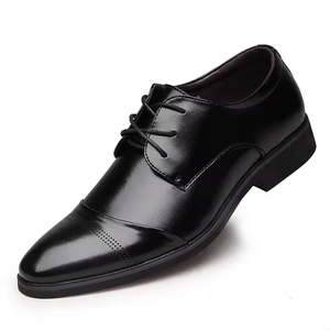 Chaussures habillées italiennes de haute qualité, chaussures à enfiler formelles, noir, marron, cuir de vache véritable, fabrication artisanale, chaussures de soirée pour homme, chaussures Oxford pour affaires - Product Image 2