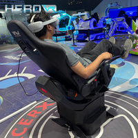 HEROVR Plateforme de mouvement 360° populaire et palpitante pour simulateur de course et de vol, avec structure métallique pour usage public intérieur/extérieur