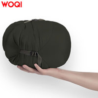Couverture de camping chaude WOQI à capuche avec isolation 3M Thinsulate, poncho portable, ultraléger et compact