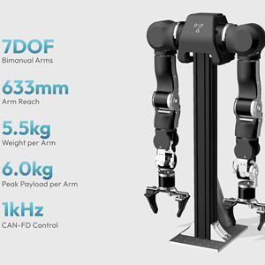 Brazos Robóticos Humanoides con Motor, Diseño <span class=keywords><strong>de</strong></span> Doble Brazo, Accionamiento Servoeléctrico para Investigación <span class=keywords><strong>de</strong></span> IA en el Mundo Físico - Product Image 4