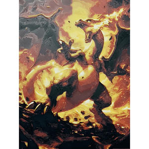 Glurak con Fire Hueforge 3D Arte da Parete - Product Image 1