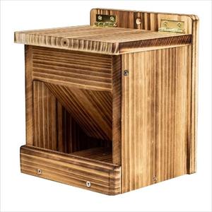 Nid d'oiseau en bois <span class=keywords><strong>unique</strong></span> fait à la main en plein air maison décorative nichoir/mangeoire pour les propriétaires d'animaux domestiques - Product Image 5