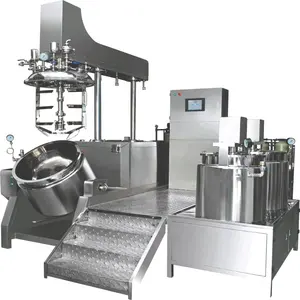 Fabrieksprijs Cosmetische Productielijn Bodycrème Maken Machine Vacuüm Homogeniserende Emulgerende Mixer