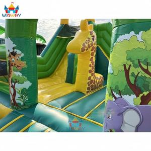 Castillo Inflable Comercial de PVC con Diseño de Animales de la Selva, 6x6x4m, Capacidad para 5-10 Personas, Diversión y Seguridad - Product Image 5