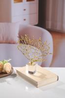 Meilleures ventes : Décoration d'intérieur moderne et minimaliste en fer forgé, feuille d'érable et boule de cristal, style luxe léger, pour hall d'entrée, salon, bar à vin