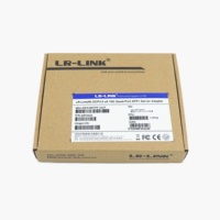 Adaptateur réseau serveur fibre Ethernet quad-port SFP+ à profil bas LRLink OCP3.0 Mezz NIC haute vitesse 10 Gbit/s pour serveur externe