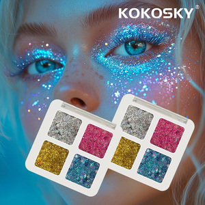 Mặt nạ lấp lánh 4 màu, Gel phấn lấp lánh, trang điểm mắt dự tiệc, trang sức sáng, phù hợp với mọi màu da - Product Image 1