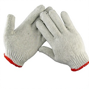 Durable 600g/doz <b>Knitting</b> <b>Gloves</b> Anti-Slip Anti-Heat Anti-Cut Safety Cuff Breathable Heavy Duty Work <b>Gloves</b> OMET Cotton - Product Image 1