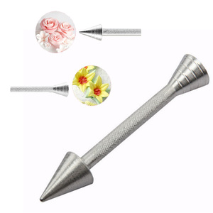 Ugello per <span class=keywords><strong>pasticceria</strong></span> crema per glassa fiori strumenti per fare ugello per tubazioni supporto per cono di cottura bastoncini di <span class=keywords><strong>rosa</strong></span> decorazione per torte in lega di alluminio - Product Image 2