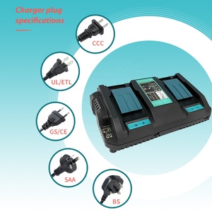 2-Port 6A Output Current Replacement for Mak Tas 14.4v <strong>18v</strong> <strong>Battery</strong> <strong>Charger</strong> for Cordless Drill Power Tool DC18RD Bl1830 Bl1430 - Product Image 5