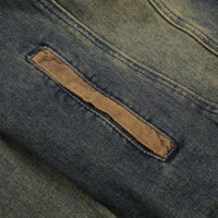Veste en jean décontractée ample à manches longues pour homme, design d'usine, personnalisable, tendance, collection automne