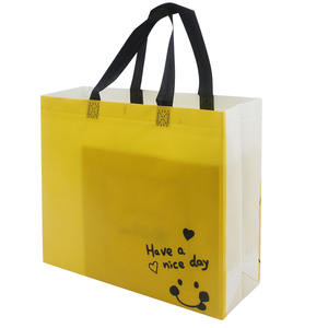 Vente en gros <span class=keywords><strong>de</strong></span> sacs Shopper Market écologiques non tissés cadeau sac fourre-tout réutilisable sacs promotionnels shopping <span class=keywords><strong>de</strong></span> taille moyenne avec logo - Product Image 6