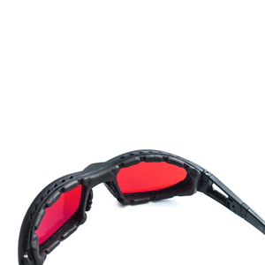 Lentille rouge 100% lunettes bloquant la lumière verte et bleue, lentille ambre Anti Fatigue, aide au sommeil, lunettes Laser - Product Image 5