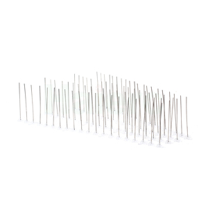 Haierc Pointes flexibles en acier inoxydable pour oiseaux avec base en plastique pour dissuader les pigeons de se poser contre les pigeons. - Product Image 1