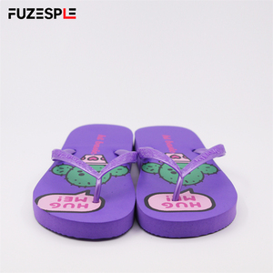 <span class=keywords><strong>Chanclas</strong></span> de playa para <span class=keywords><strong>mujer</strong></span>, <span class=keywords><strong>chanclas</strong></span> hawaianas con estampado de cactus bonito morado, <span class=keywords><strong>Chanclas</strong></span> de diseñador de marca con estilo de goma de PVC - Product Image 6