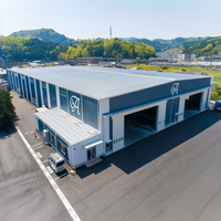 Structure de portique pour entrepôt avec zone de bureau – Fourniture complète de bâtiment pour projet d'usine d'entreprises manufacturières