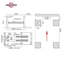 Xinjintuo Ensemble Complet Machine de Géométrie 3D de Haute Qualité, Pont Élévateur 4 Colonnes, Démonte-Pneus et Équilibreuse de Roues