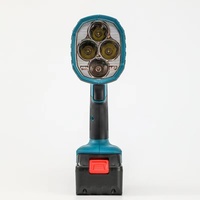 Compatible avec les batteries Makita, lampe torche LED pliable haute puissance pour la pêche nocturne en plein air et les travaux miniers