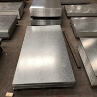 Tôle d'acier galvanisé à chaud, plaque GI SGCC DX51D+Z S350GD+Z, sans paillettes, Z275, anticorrosion, pour la construction et la toiture