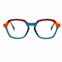 Monture de lunettes Resda RSD8054 en acétate coloré arc-en-ciel, monture intégrale, lunettes optiques tendance pour femmes, usage quotidien
