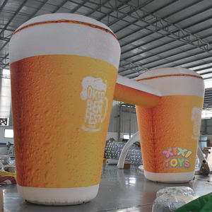 Grand <span class=keywords><strong>ballon</strong></span> gonflable de chope de bière pour les événements de l'Oktoberfest, modèle gonflable en <span class=keywords><strong>verre</strong></span> Big Blow Up pour Beerfest - Product Image 3