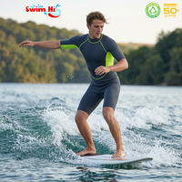 Combinaison de plongée courte une pièce pour homme, marque privée, pour le surf, séchage rapide, néoprène 3 mm, OEM ODM