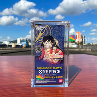 RAY YI Résistance magnétique aux UV OP-01 Réimpression Anglais Tcg One Piece Booster Box Présentoir en acrylique