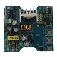 PCBA ODM 86 Panneau d'interrupteur intelligent à gradation 100-240V AC, gradation électronique monocanal 10A, bouton-poussoir sans fil RF433