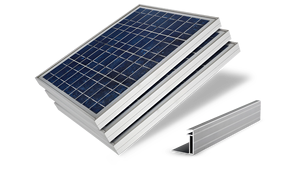Profilé d'extrusion d'aluminium personnalisé pour panneau solaire Structure de montage matériel en gros - Product Image 2