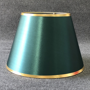OEM personnalisé bricolage <span class=keywords><strong>abat</strong></span>-<span class=keywords><strong>jour</strong></span> <span class=keywords><strong>vert</strong></span> <span class=keywords><strong>foncé</strong></span> Empire tissu européen minimaliste du milieu du siècle côtier méditerranéen français chinois - Product Image 2