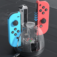 Petite station de charge pour manettes Nintendo Switch/OLED, chargeur avec 4 emplacements de charge