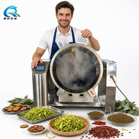 Wok rotatif, torréfacteur pour le traitement du thé vert, machine à frire les plantes médicinales pour chèvrefeuille, goji