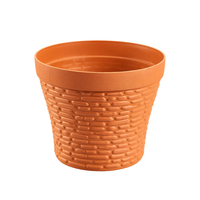 Pot de fleurs en plastique pour plantes décoratives d'intérieur et d'extérieur Macetas De Plastico