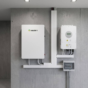 Batterie LiFePO4 100Ah 51.2V 5kWh pour Stockage d'Énergie Solaire, Empilable, Capacité 200Ah/10kWh, Hybride UE/USA, CAN, Entrepôt UE - Product Image 1