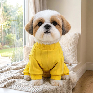 PETCIRCLE Pet Clothes for Spring and Autumn: <b>Cute</b> and Soft Puppy Onesie with Potter <b>Bear</b> - Home Wear - Product Image 3