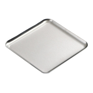 Stainless Steel Square Plate Gold <b>Tray</b> Serving Platter For Hotel Korean <b>BBQ</b> Vegetables Snacks Jewelry Dish - Product Image 2