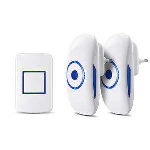 <span class=keywords><strong>Timbre</strong></span> inalámbrico de China <span class=keywords><strong>con</strong></span> tono electrónico fuerte 1 receptor funciona <span class=keywords><strong>con</strong></span> 1 <span class=keywords><strong>2</strong></span> 3 sensores Batería de botón pulsador y fuente de alimentación de enchufe - Product Image 3