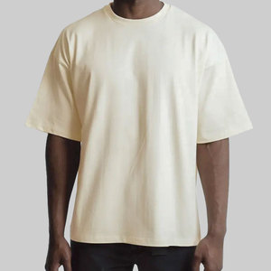 Heavy <b>Weight</b> Boxy T Shirt Streetwear Casual 100% Cotton Shirts Manufacturer Drop Shoulder <b>Blank</b> Oversized T-shirt - Product Image 1