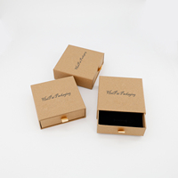 Joyero exquisito de alta guardia, cajón de joyería personalizado, caja de embalaje, joyero de cartón y bolsa