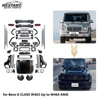Kit carrosserie PP pour Mercedes Benz Classe G W463 00-18 compatible avec W464 19-23 AMG, comprenant pare-chocs avant et arrière et calandre.