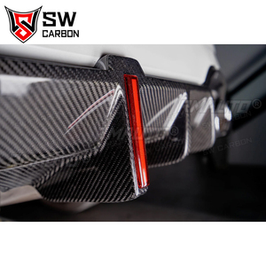 Difusor Trasero Estilo KB de Fibra de Carbono para BMW Serie G20 G28 M Sport 325i 330i M340i 2019-2022, Divisor de Parachoques Trasero, Alerón Inferior - Product Image 4