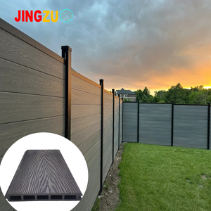 Paneles de Cercado WPC Impermeables 2026, Venta Caliente, Madera Plástica Compuesta, Cercado de Jardín para Privacidad Exterior, <span class=keywords><strong>Puerta</strong></span> WPC Segura - Product Image 1