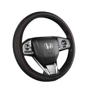 <span class=keywords><strong>Couvre</strong></span> <span class=keywords><strong>volant</strong></span> universel en cuir - Product Image 1