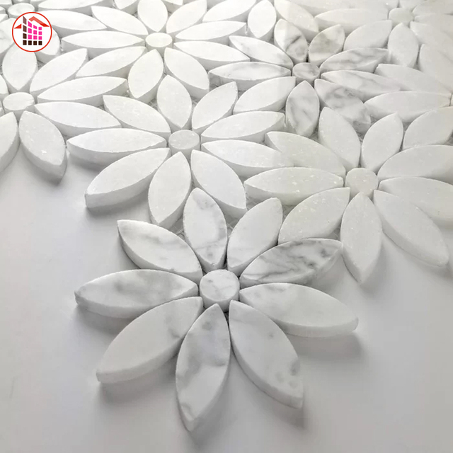 Classical Design 8mm Thickness Glass and Metal Mix Resin Mosaic