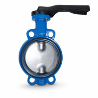 Vanne papillon à levier en fonte ductile de type Lug pour l'alimentation en eau et les conduites de protection incendie